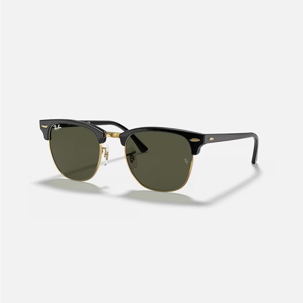 RAY-BAN Black Clubmaster Sunglasses RB3016 W0365